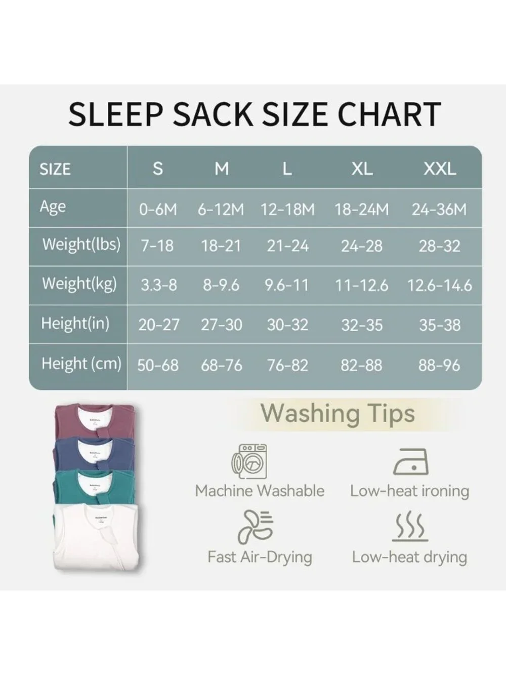 Soft Modal Baby Sleep Sack 12-18 Months | 1.0 Tog Cozy Sleeping Bag for Infants